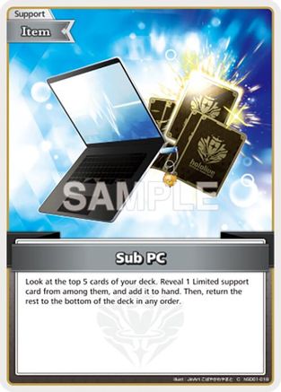 Sub PC (C) (hSD01-018) - SD01 Start Deck Tokino Sora and Azki