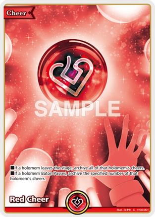 Red Cheer (hY03-001) - Start Cheer Set