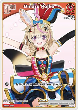 Omaru Polka (P) (hBP01-068) (hBP01-068) - hololive OFFICIAL CARD GAME Promos Foil