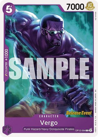 Vergo (OP12-064) - Legacy of the Master Release Event Cards