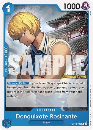 Donquixote Rosinante (048) (OP12-048) - Legacy of the Master Release Event Cards