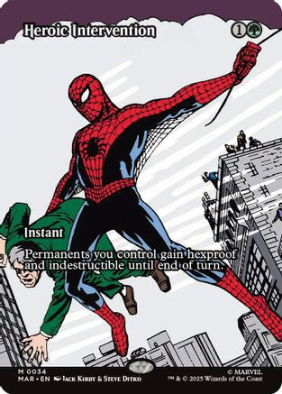 Heroic Intervention (MAR-034) - Marvel Eternal-Legal Foil
