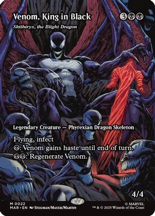 Venom, King in Black - Skithiryx, the Blight Dragon (MAR-022) - Marvel Eternal-Legal