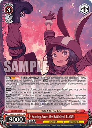 Running Across the Battlefield, LLENN (GGO/SE50-E20 RR) - SAO Alternative–Gun Gale Online–2 Premium Booster