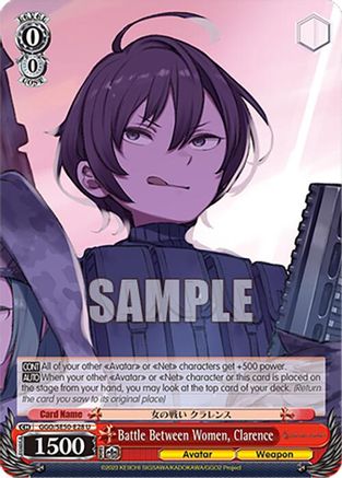 Battle Between Women, Clarence (GGO/SE50-E28 U) - SAO Alternative–Gun Gale Online–2 Premium Booster