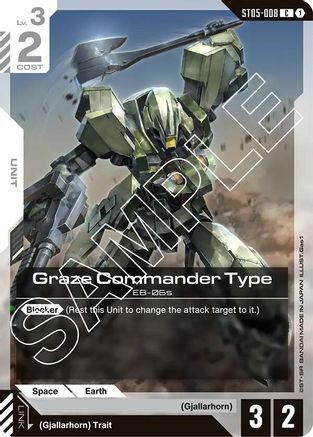 Graze Commander Type (ST05-008) - Starter Deck 05 Iron Bloom