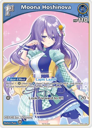 Moona Hoshinova (P) (hBP01-090) (hBP01-090) - hololive OFFICIAL CARD GAME Promos Foil