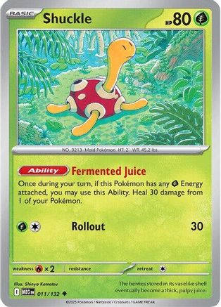 Shuckle 011/132 ME01 Mega Evolution - Uncommon