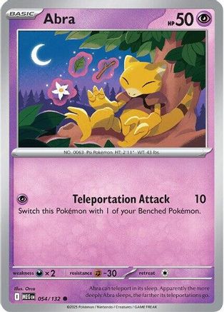 Abra 054 ME01 Mega Evolution - Common