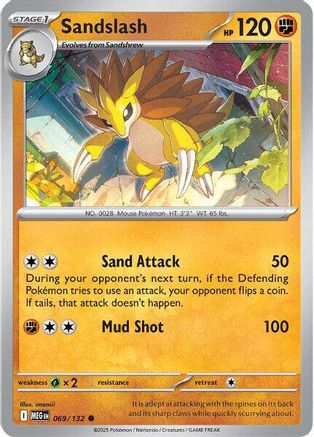 Sandslash 069 ME01 Mega Evolution - Common