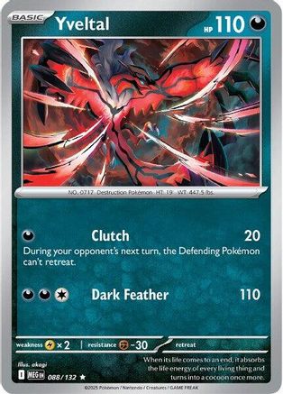 Yveltal 088 - Holofoil ME01 Mega Evolution - Rare