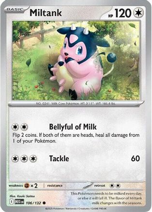 Miltank 106 - Reverse Holofoil ME01 Mega Evolution - Common