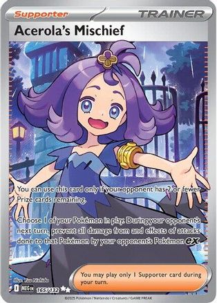 Acerola's Mischief 165/132 - Holofoil ME01 Mega Evolution - Ultra Rare