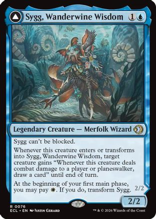 Sygg, Wanderwine Wisdom (ECL-076) - Lorwyn Eclipsed Foil