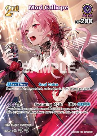 Mori Calliope (SR) (hBP02-059) - Quintet Spectrum Foil