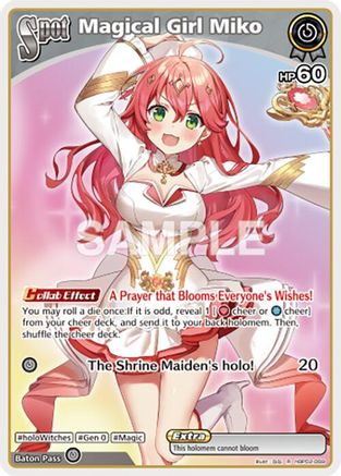Magical Girl Miko (R) (hBP02-069) - Quintet Spectrum Foil