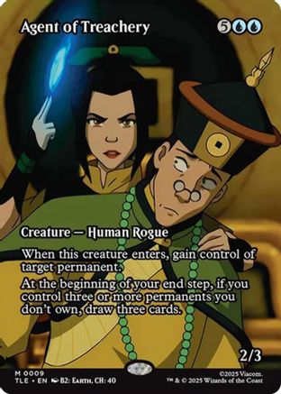 Agent of Treachery (Borderless) (TLE-009) - Avatar: The Last Airbender: Eternal-Legal