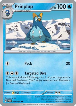 Prinplup 028 ME02 Phantasmal Flames - Common