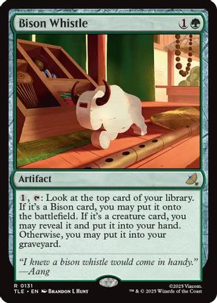 Bison Whistle (TLE-131) - Avatar: The Last Airbender: Eternal-Legal Foil