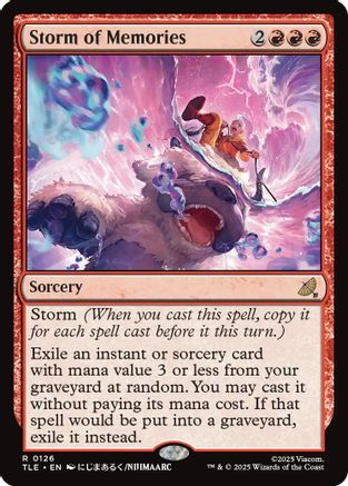 Storm of Memories (TLE-126) - Avatar: The Last Airbender: Eternal-Legal Foil