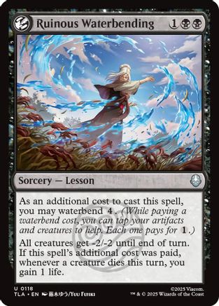 Ruinous Waterbending (TLA-118) - Avatar: The Last Airbender Foil