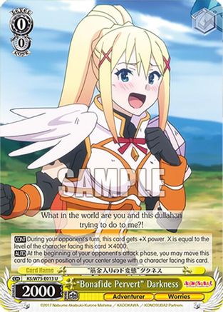 "Bonafide Pervert" Darkness (KS/W75-E013) - KONOSUBA -God’s blessing on this wonderful world! Re:Edit