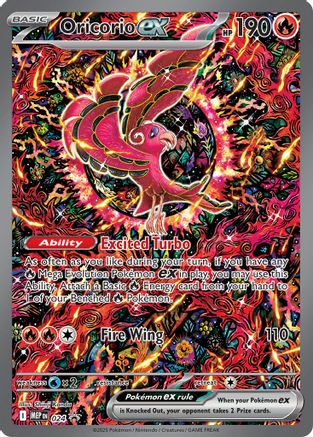 Oricorio ex 024 - Holofoil ME Mega Evolution Promo - Promo