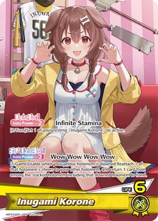 Inugami Korone (OSR) (hBP03-006) - Elite Spark Foil