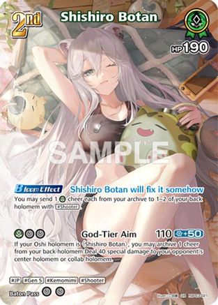 Shishiro Botan (UR) (hBP03-021) - Elite Spark Foil