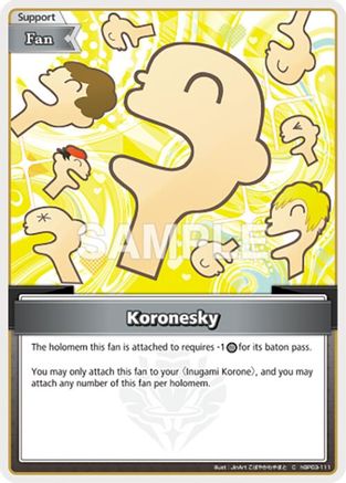 Koronesky (C) (hBP03-111) - Elite Spark