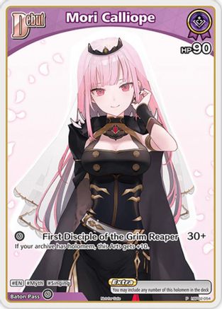 Mori Calliope (P) (hBP02-054) (hBP02-054) - hololive OFFICIAL CARD GAME Promos Foil