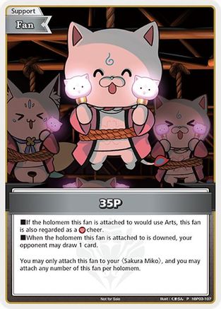 35P (P) (Alternate Art) (hBP03-107) - hololive OFFICIAL CARD GAME Promos Foil