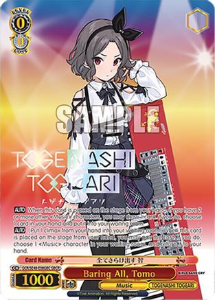 Baring All, Tomo (GBCR) (GCR/SE48-E08GBC GBCR) - Girls Band Cry Premium Booster