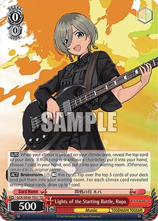 Lights of the Starting Battle, Rupa (GCR/SE48-TE01 TD) - Girls Band Cry Premium Booster