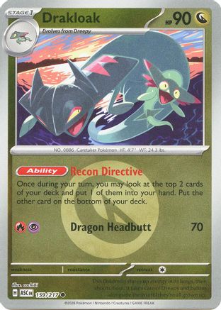 Drakloak 159/217 - Reverse Holofoil ME Ascended Heroes - Common