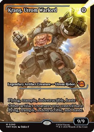 Krang, Utrom Warlord (Showcase) (TMT-290) - Teenage Mutant Ninja Turtles Foil