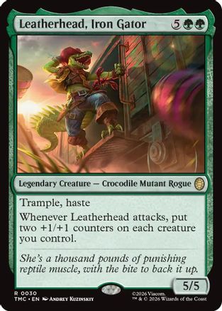 Leatherhead, Iron Gator (TMT-030) - Teenage Mutant Ninja Turtles Foil