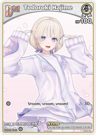 Todoroki Hajime (P) (hSD05-002) (hSD05-002) - hololive OFFICIAL CARD GAME Promos Foil