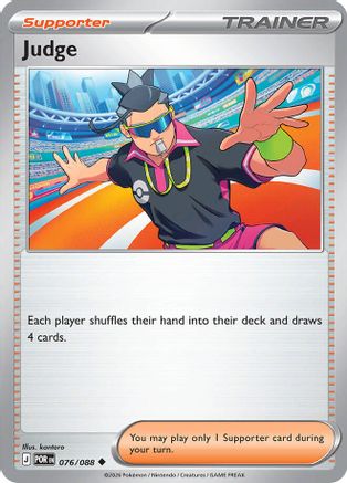 Judge 076 - Reverse Holofoil ME03 Perfect Order - Uncommon