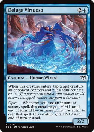 Deluge Virtuoso (SOS-042) - Secrets of Strixhaven Foil
