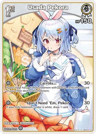 Usada Pekora (S) (hBP05-015) (hBP05-015) - Enchant Regalia Foil
