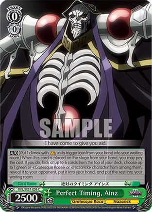 Perfect Timing, Ainz (OVL/SE51-E36 C) - Nazarick: Tomb of the Undead Vol.3 Extra Booster