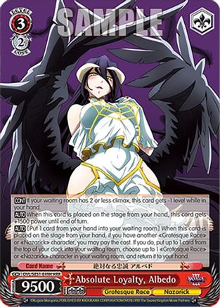 Absolute Loyalty, Albedo (HRR) (OVL/SE51-E49H HRR) - Nazarick: Tomb of the Undead Vol.3 Extra Booster