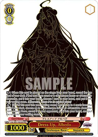 Dress Up, Albedo (PR+) (Foil) (OVL/SE51-PE02EX PR+) - Nazarick: Tomb of the Undead Vol.3 Extra Booster