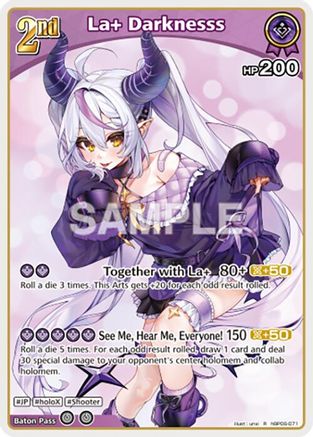 La+ Darknesss (R) (hBP06-071) - Ayakashi Vermilion Foil