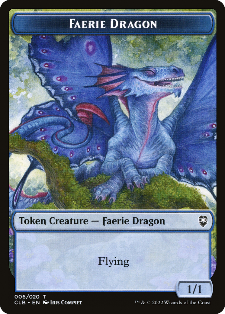 Faerie Dragon (CLB-006) - Battle for Baldur's Gate Tokens Foil