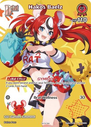Hakos Baelz (P) (hBP06-041) (hBP06-041) - hololive OFFICIAL CARD GAME Promos Foil