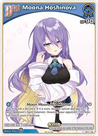 Moona Hoshinova (P) (hBP01-088) (hBP01-088) - hololive OFFICIAL CARD GAME Promos Foil