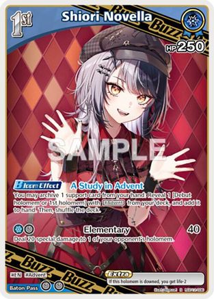 Shiori Novella (R) (hSD12-006) - SD12 Start Deck Oshi Advent Foil