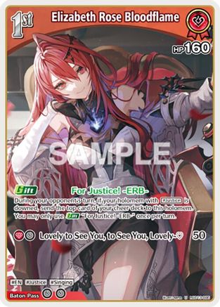 Elizabeth Rose Bloodflame (U) (hSD13-005) (hSD13-005) - SD13 Start Deck Oshi Justice